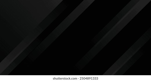 Black abstract background. Elegant dark diagonal shape elements.