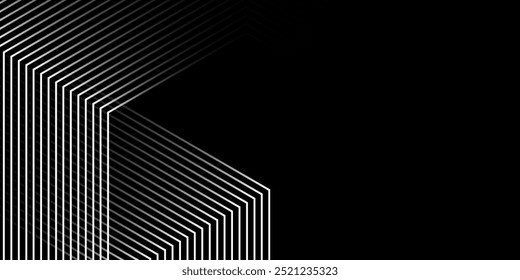 Black abstract background elegant dark hexagon elements simple abstract