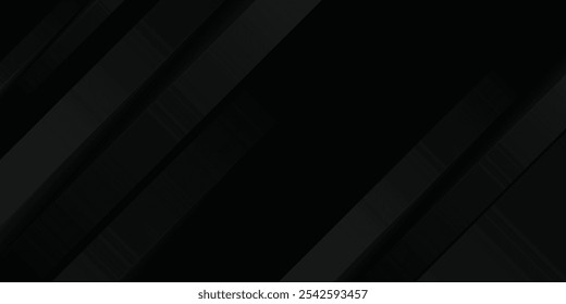 Black abstract background. Elegant dark diagonal shape elements.