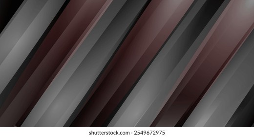 Black abstract background. Elegant dark diagonal shape elements. Modern luxury gray gradient graphic design.