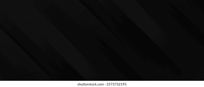Black abstract background. Elegant dark diagonal shape elements.