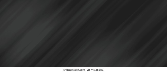 Black abstract background. Elegant dark diagonal shape elements. vector eps 10