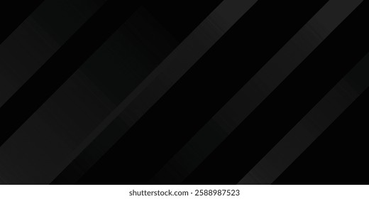 Black abstract background. Elegant dark diagonal shape elements background