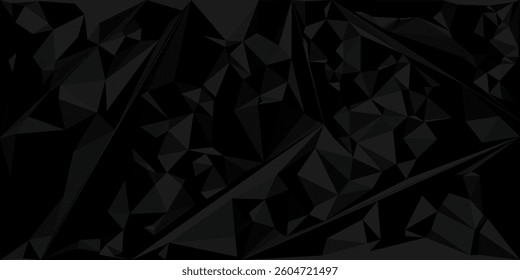 Black abstract background. Elegant dark diagonal shape elements. Modern luxury grey gradient graphic design.