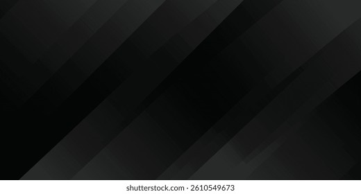 Black abstract background. Elegant dark diagonal shape elements. Modern luxury grey gradient graphic design vector eps10