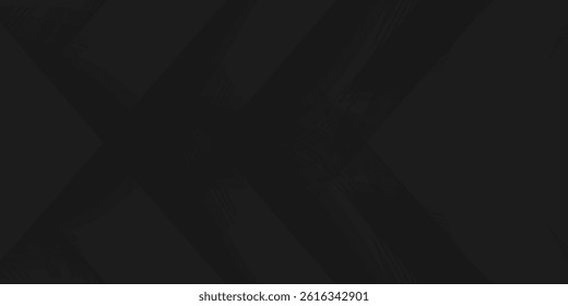 Black abstract background. Elegant dark diagonal shape elements. Modern luxury grey gradient graphic design.