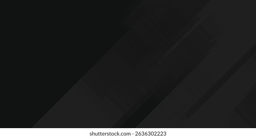 Black abstract background. Elegant dark diagonal shape elements. Modern luxury grey gradient graphic design modern  arts black