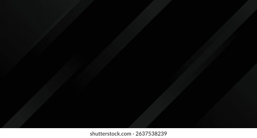 Black abstract background. Elegant dark diagonal shape elements.