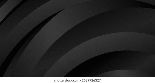 Black abstract background. Elegant dark diagonal shape elements. Luxurious modern gray gradient graphic design.vector eps10