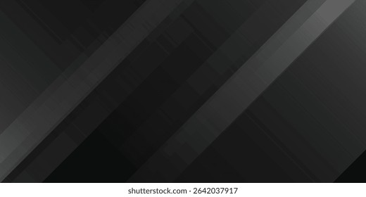 Black abstract background. Elegant dark diagonal shape elements. Modern luxury grey gradient graphic design. modern black