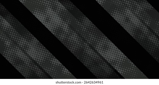 Black abstract background. Elegant dark diagonal shape elements. Modern luxury grey gradient graphic design modern arts 