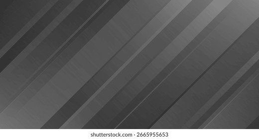 Black abstract background. Elegant dark diagonal shape elements. Modern luxury grey gradient graphic design.