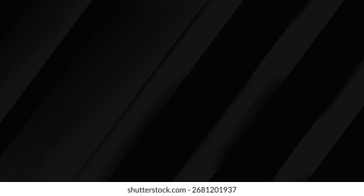 Black abstract background. Elegant dark diagonal shape elements background
