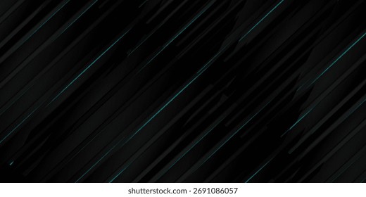 Fondo abstracto negro. Elegantes Elementos de forma diagonal oscura. Moderno Diseño gráfico degradado gris de lujo. Moderno