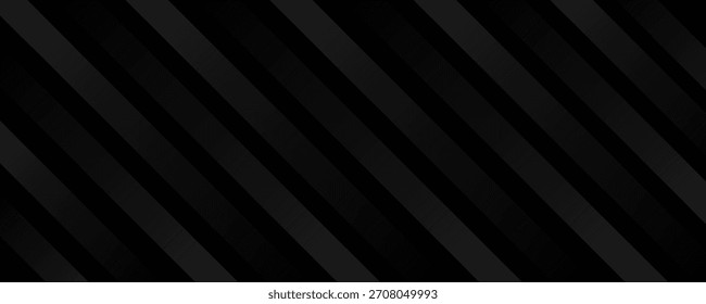 Fundo abstrato preto. Elementos de forma diagonal escura elegante.