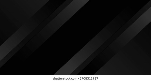 Fundo abstrato preto. Elementos de forma diagonal escura elegante.