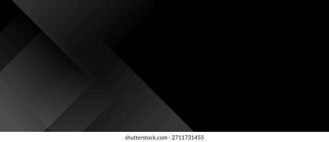 Fondo abstracto negro. Elegantes Elementos de forma diagonal oscura. Moderno Diseño gráfico degradado gris de lujo.