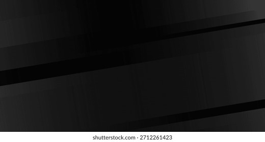 Black abstract background. Elegant dark diagonal shape elements. Modern style luxury grey gradient graphic design concept art