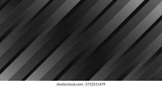 Black abstract background. Elegant dark diagonal shape elements. Modern luxury grey gradient graphic design.