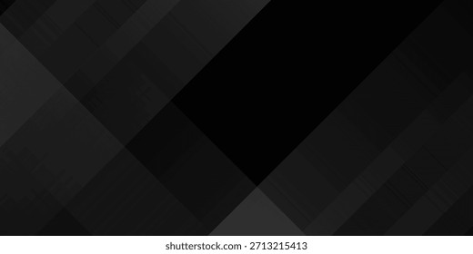 Black abstract background. Elegant dark diagonal shape elements. Modern luxury grey gradient graphic design. Eps 10