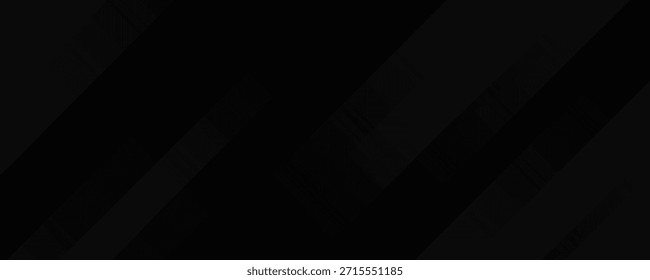 Black abstract background. Elegant dark diagonal shape elements.