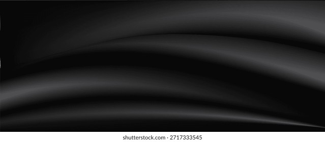Black abstract background. Elegant dark diagonal shape elements. Modern luxury grey gradient graphic design.