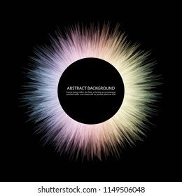 
Black abstract background with a flash of white color. Abstract background.