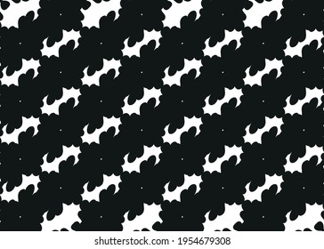 Black abstract background. Geometric seamless texture.