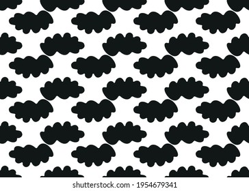 Fondo abstracto negro. Textura geométrica sin costura.
