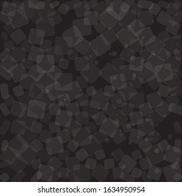 Black abstract background. Geometric square design. Vector illustration.