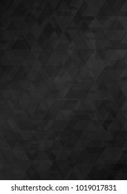 black abstract background with geometrical shapes