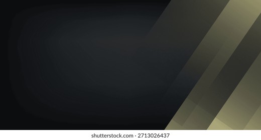 Fondo abstracto negro de oro brillante. Patrón de líneas circulares. Espiral geométrica. Elemento giratorio. Diseño gráfico moderno. Concepto de tecnología futurista.