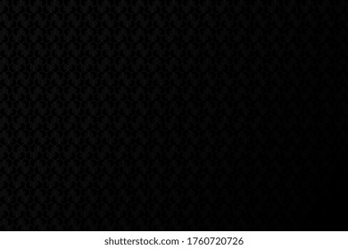 Black abstract background. Grey pattern. Dark mode. Vector illustration.	