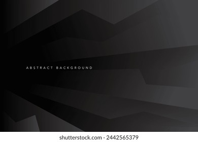 Black abstract background illustration with dark geometric graphic concept