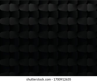 Das schwarze abstrakte Hintergrundbild wird aus gefliesten Trapezformen erstellt.