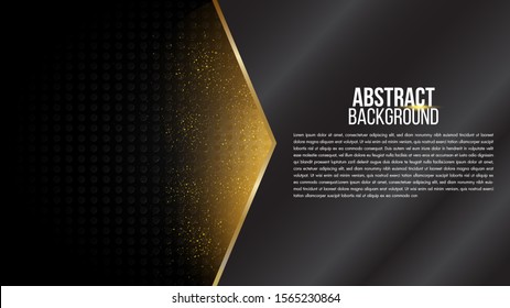 Black abstract background mat geometric elegant futuristic glossy light with grid line. Modern shape concept.