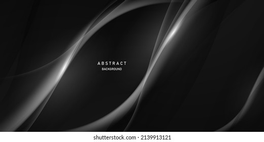 black abstract background modern and elegant vector design vector illustration