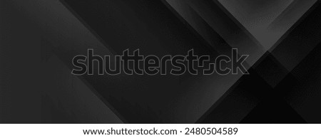 black abstract background with overlapping stripes. great for banner, website, poster, presentation, brochure, cover.