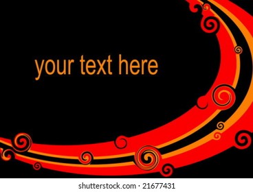 Black abstract background with place for your text
