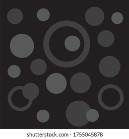 Black abstract background for posters, banners sites Vector