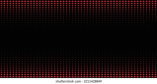 Black abstract background and red dot 