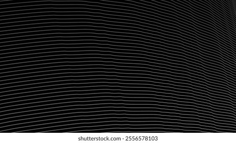 Black abstract background with stripes line for backdrop or presentation