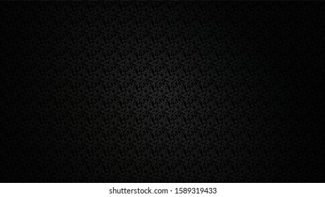 Black abstract background. Abstract strokes, cool modern design. Vector illustration.