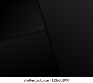 Black abstract background template