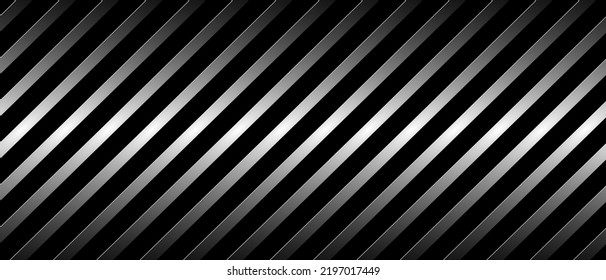 Fondo abstracto negro, textura con líneas diagonales, ilustración vectorial.