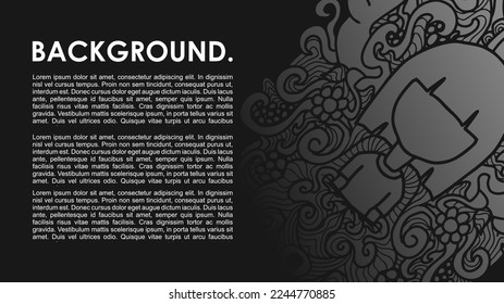 black abstract background that can be used for backgrounds, posters, flyers, or other media