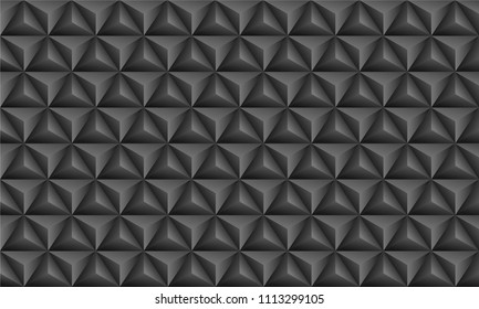 Black Abstract Background with Triangle Pattern  luxury dynamic modern abstract vector background for presentation, report, abstract luxury cover.