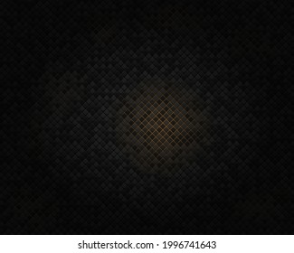 Black abstract background from triangles with backlight, vector illustration.