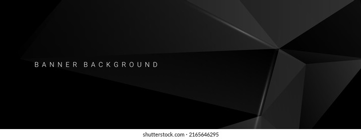 black abstract background triangular cone design pattern vector