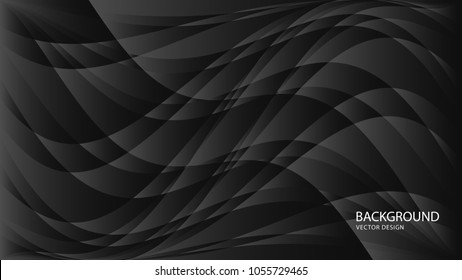 Black abstract background vecter illustration. wall. web banner. cover. card. texture. wallpaper